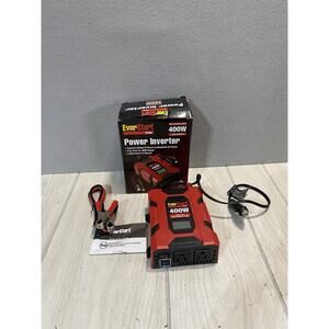 Everstart Plus Power Inverter 400W USB 3.1A Replaceable Fuse Model 7002M 25